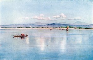 Il fiume a Pakokku da Robert George Talbot Kelly